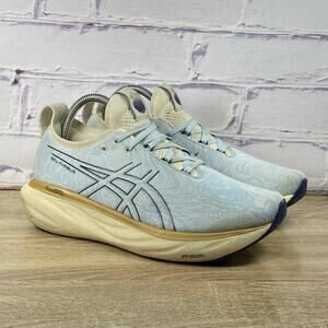 Asics Gel-Nimbus 25 Nagino Blue Running Shoes Women's Size 8.5 Sneakers